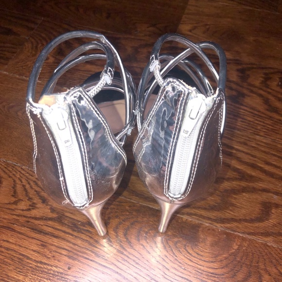 Mix No.6 Ria Silver High Heel Sandals - Picture 5 of 7